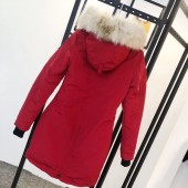 カナダグース レディース 赤色 新作＆送料込人気 婦人服 ダウンジャケット canadagoose036