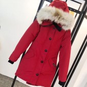 カナダグース レディース 赤色 新作＆送料込人気 婦人服 ダウンジャケット canadagoose036