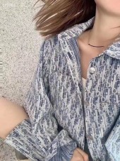 ディオール デニムアウター 初秋  男女兼用 新作 新品同様超美品 通販＆送料込Dioryf010