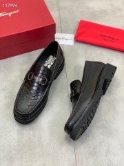 Ferragamo カジュアルシューズ 新作 本革 靴  通販＆送料込 男性用 fer031