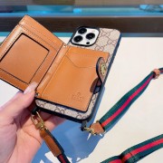 GUCCI 携帯 新作 通販＆送料込 iphone13-iphone15promax 携帯 ケース 手帳型カバー （スマートフォン）GUIP002