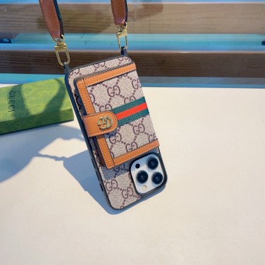 GUCCI 携帯 新作 通販＆送料込 iphone13-iphone15promax 携帯 ケース 手帳型カバー （スマートフォン）GUIP002