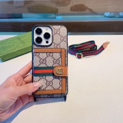 GUCCI 携帯 新作 通販＆送料込 iphone13-iphone15promax 携帯 ケース 手帳型カバー （スマートフォン）GUIP002
