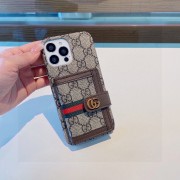 GUCCI 携帯 新作 通販＆送料込 iphone13-iphone15promax 携帯 ケース 手帳型カバー （スマートフォン）GUIP001