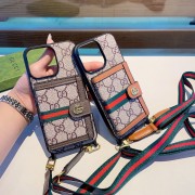 GUCCI 携帯 新作 通販＆送料込 iphone13-iphone15promax 携帯 ケース 手帳型カバー （スマートフォン）GUIP002